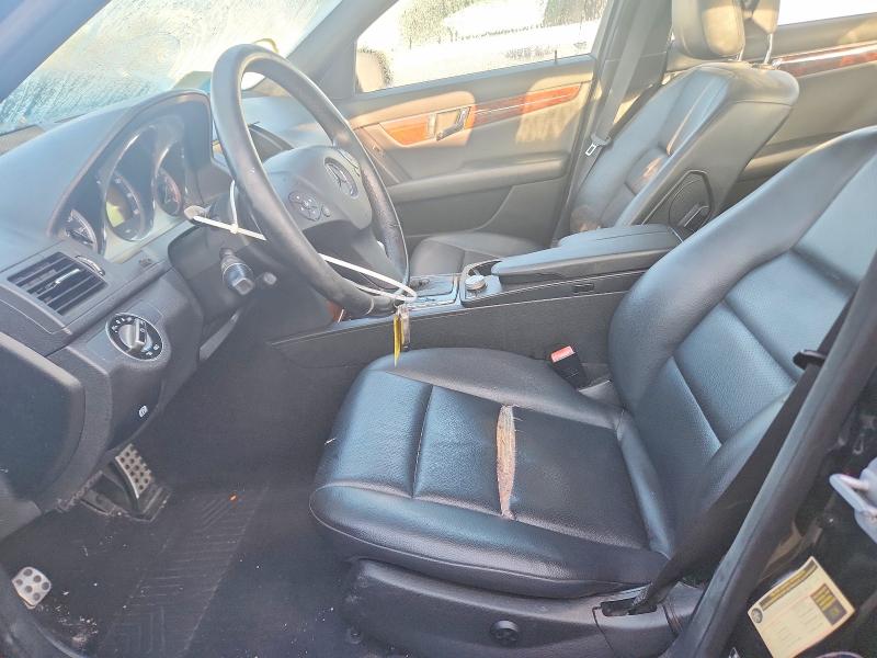 2010 Mercedes-benz C-klasse VIN WDDGF8BB2AR105782 COPART salvage auction — FRONT END, Fl - Cert Of Title Slvg Rebuildable, sold $425 on 2026-08-18 (photo 7)