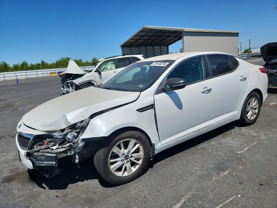2012 Kia Optima VIN KNAGM4A77C5281658 COPART salvage auction — FRONT END, Ca - Salvage Certificate, sold $775 on 2026-07-09 (photo 1)