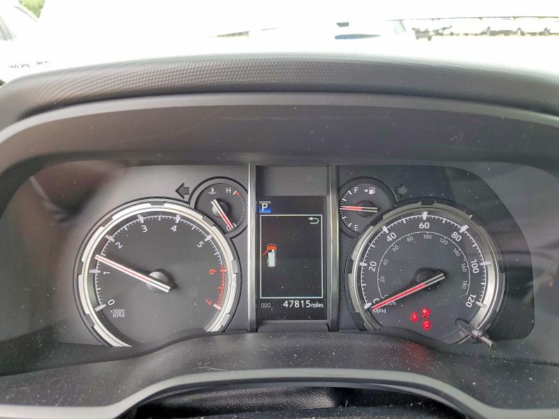 2020 Toyota 4runner VIN JTEBU5JR6L5756958 COPART salvage auction — FRONT END, Tx - Salvage Vehicle Title, sold $8,700 on 2026-07-21 (photo 9)