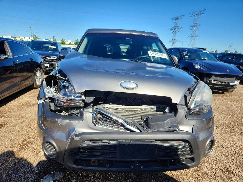 2013 Kia Soul VIN KNDJT2A61D7603191 COPART salvage auction — FRONT END, Il - Salvage Certificate, sold $450 on 2026-07-14 (photo 5)