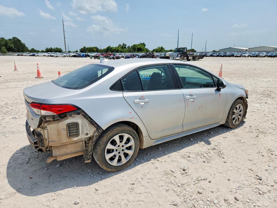2020 Toyota Corolla VIN 5YFEPRAE4LP040172 COPART salvage auction — FRONT END, Tx - Salvage Vehicle Title, sold $3,100 on 2026-07-02 (photo 3)