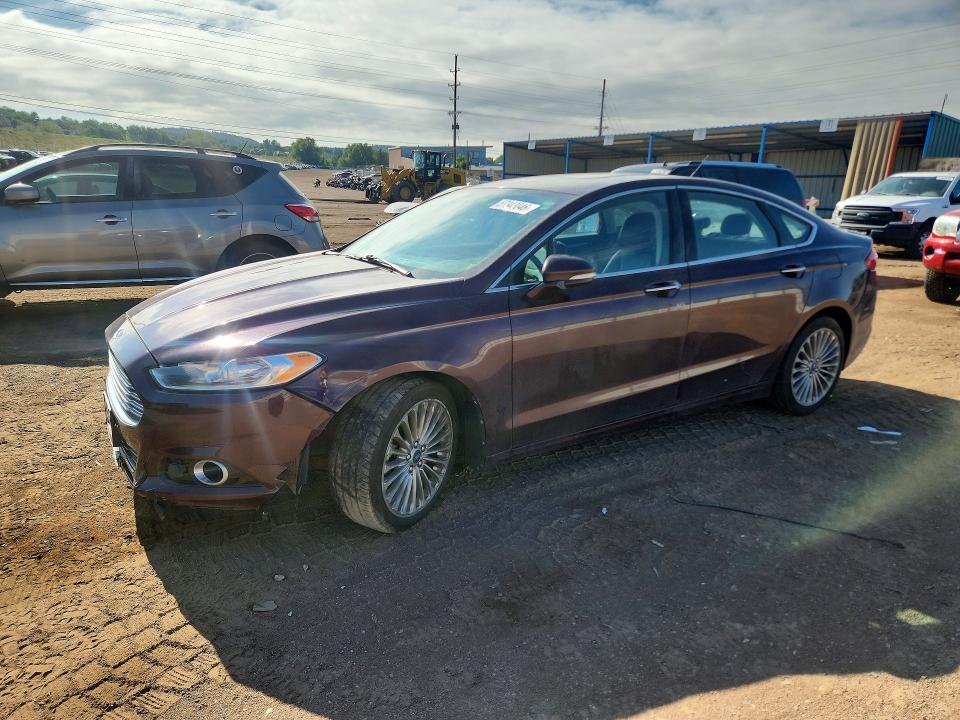2013 Ford Fusion VIN 3FA6P0D94DR216508 COPART salvage auction — FRONT END, Co - Salvage Title, sold $900 on 2026-07-29 (photo 1)