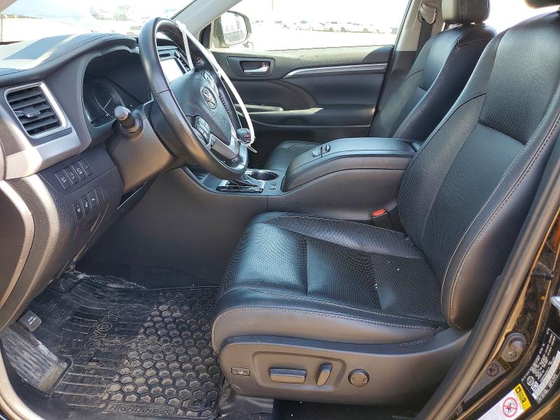 2019 Toyota VIN 5TDDZRFH4KS981412 COPART salvage auction — FRONT END, Salvage Title, sold $6,800 on 2026-07-21 (photo 7)