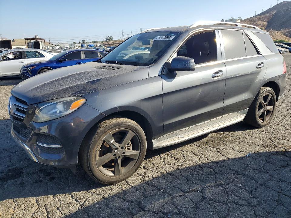 2016 Mercedes-benz Gle VIN 4JGDA5JB5GA754068 COPART salvage auction — MINOR DENT/SCRATCHES, Ca - Dis/Dlr/Exp Only Clean Title (P), sold $5,900 on 2026-07-30 (photo 1)