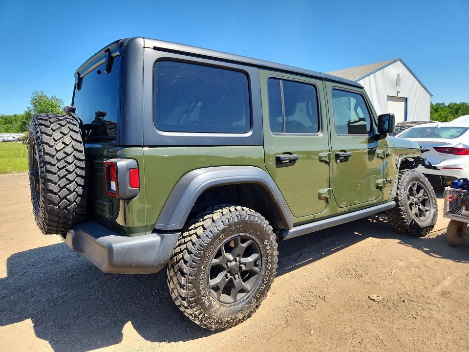 2020 Jeep Wrangler unlimited VIN 1C4HJXDN4LW301645 COPART salvage auction — FRONT END, OH - CERT OF TITLE-SALVAGE, sold $7,200 on 2026-07-20 (photo 3)