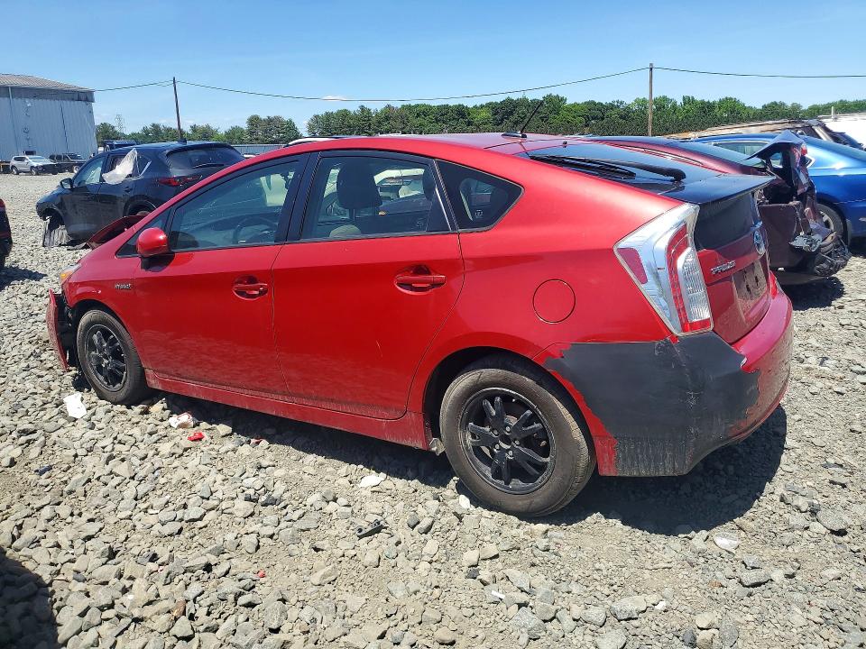 2014 Toyota Prius VIN JTDKN3DU8E1752586 COPART salvage auction — FRONT END, Salvage Title, sold $925 on 2026-07-15 (photo 2)