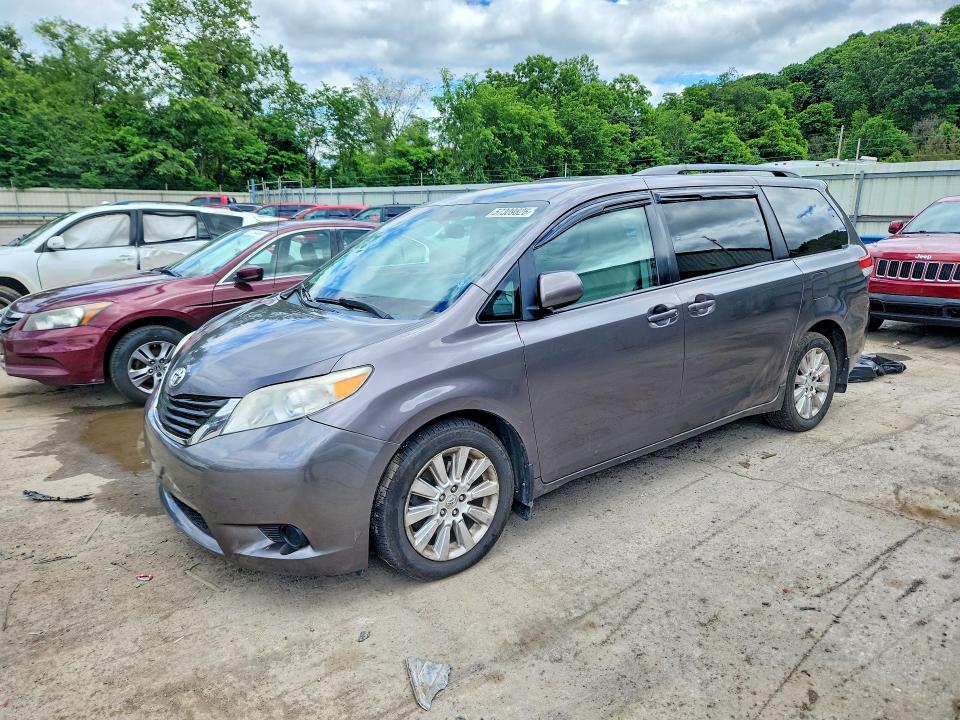 2012 Toyota VIN 5TDJK3DC9CS047355 COPART salvage auction — REAR END, Pa - Certificate Of Salvage, sold $925 on 2026-07-02 (photo 1)