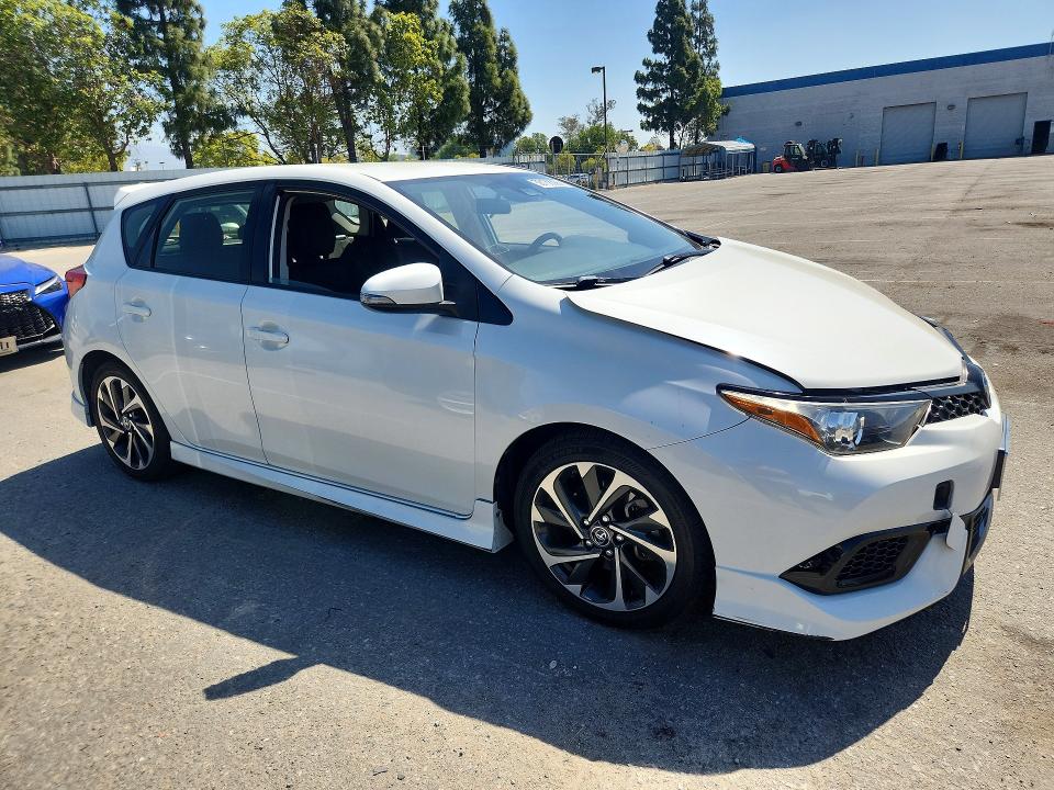 2018 Toyota Corolla VIN JTNKARJE5JJ564643 COPART salvage auction — FRONT END, Ca - Salvage Certificate, sold $2,900 on 2026-07-02 (photo 4)
