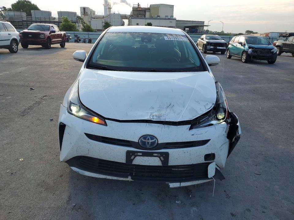 2020 Toyota Prius VIN JTDKARFU7L3110292 COPART salvage auction — FRONT END, Ok - Cert Of Title-Salvage, sold $5,400 on 2026-07-22 (photo 5)