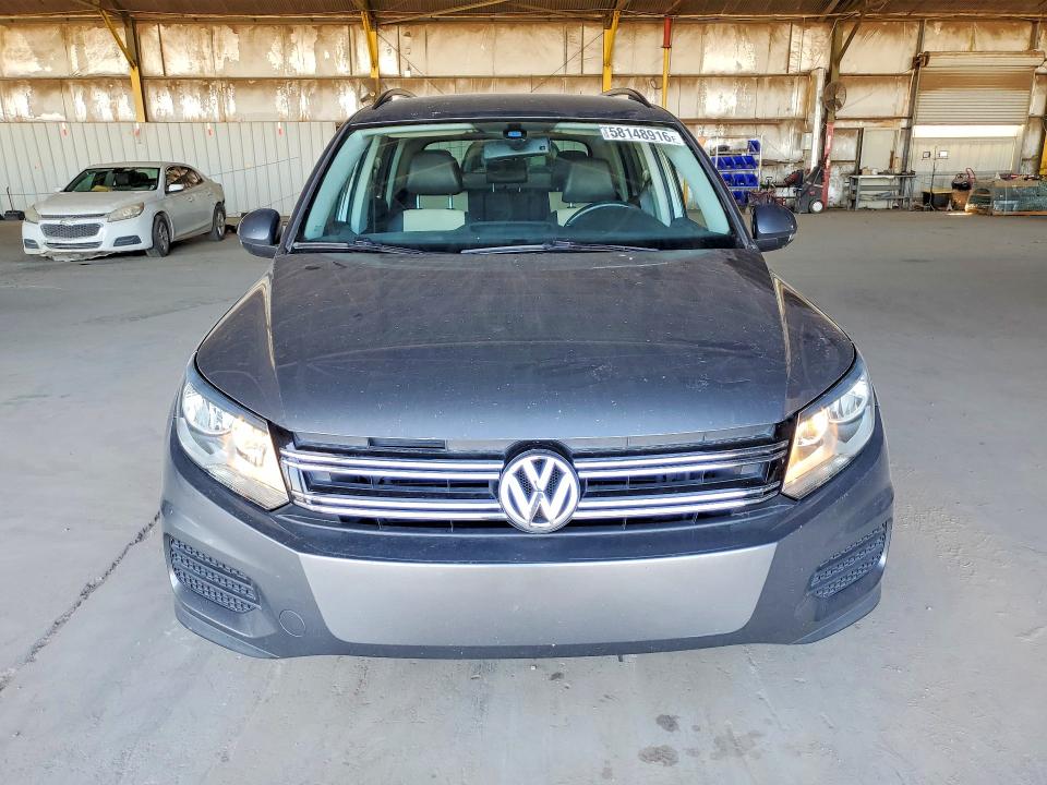 2016 Volkswagen Tiguan VIN WVGAV7AX1GW603004 COPART salvage auction — REAR END, Az - Cert Of Title - Salvage, sold $2,200 on 2026-07-27 (photo 5)