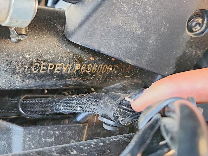 2025 Cf moto 675ss VIN LCEPEVLP6S6000753 COPART salvage auction — FRONT END, WI - CERT OF TITLE-SALVAGE VEHICLE, sold $425 on 2026-07-16 (photo 9)