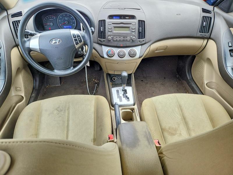 2010 Hyundai Elantra VIN KMHDU4AD1AU987762 COPART salvage auction — FRONT END, Or - Salvage Title Certificate, sold $575 on 2026-07-13 (photo 8)