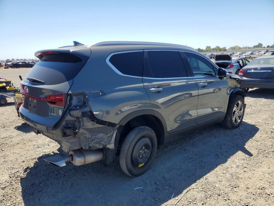 2023 Hyundai Santa fe VIN 5NMS2DAJ3PH490042 COPART salvage auction — REAR END, Ca - Salvage Certificate, sold $6,700 on 2026-07-02 (photo 3)