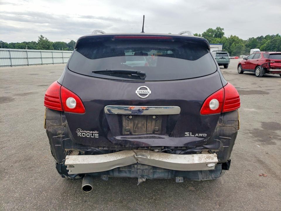 2012 Nissan Rogue VIN JN8AS5MV9CW409458 COPART salvage auction — REAR END, Nc - Salvage Certificate Of Title, sold $275 on 2026-07-23 (photo 6)