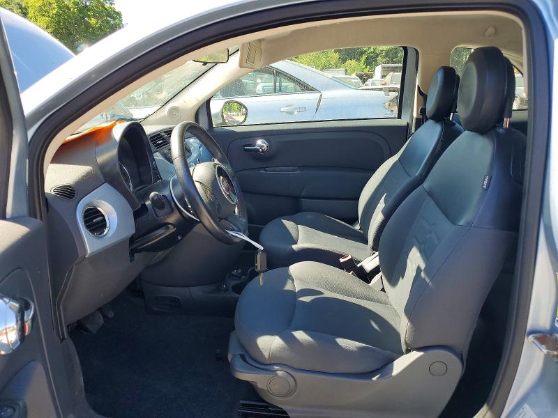 2015 Fiat 500 VIN 3C3CFFAR7FT507585 COPART salvage auction — REAR END, MA - CERT OF TITLE-RECONSTRCTD COLL, sold $300 on 2026-08-06 (photo 7)