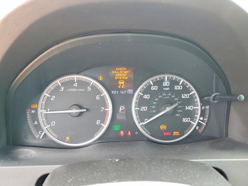 2014 Acura Rdx VIN 5J8TB4H53EL004291 COPART salvage auction — FRONT END, Nc - Salvage Certificate Of Title, sold $900 on 2026-08-03 (photo 9)