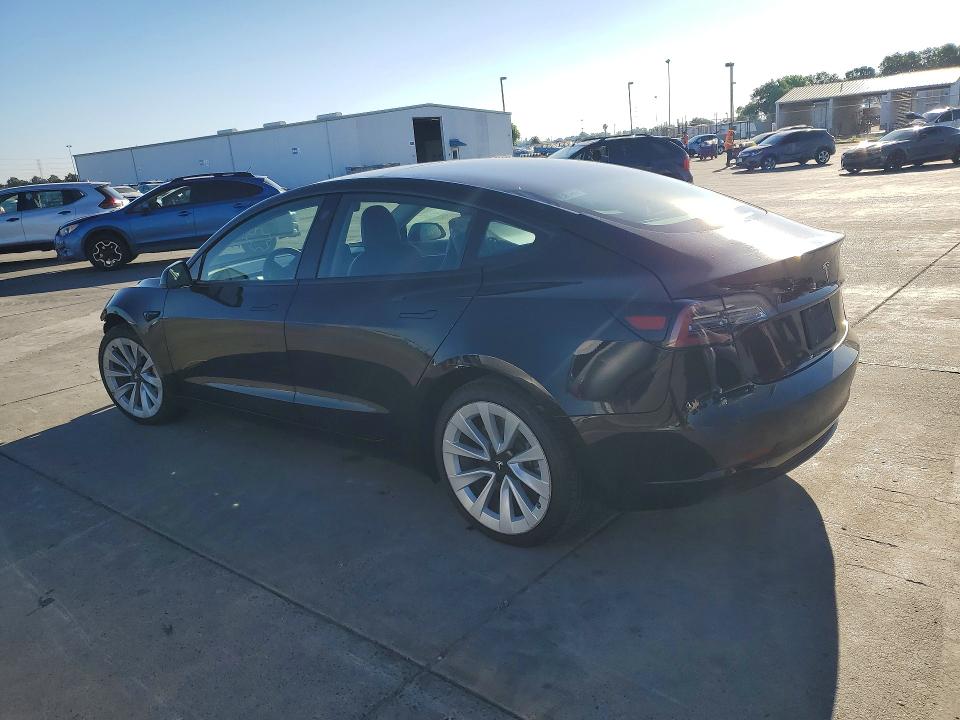 2022 Tesla Model 3 VIN 5YJ3E1EA3NF188298 COPART salvage auction — FRONT END, Ca - Certificate Of Title, sold $3,850 on 2026-07-08 (photo 2)