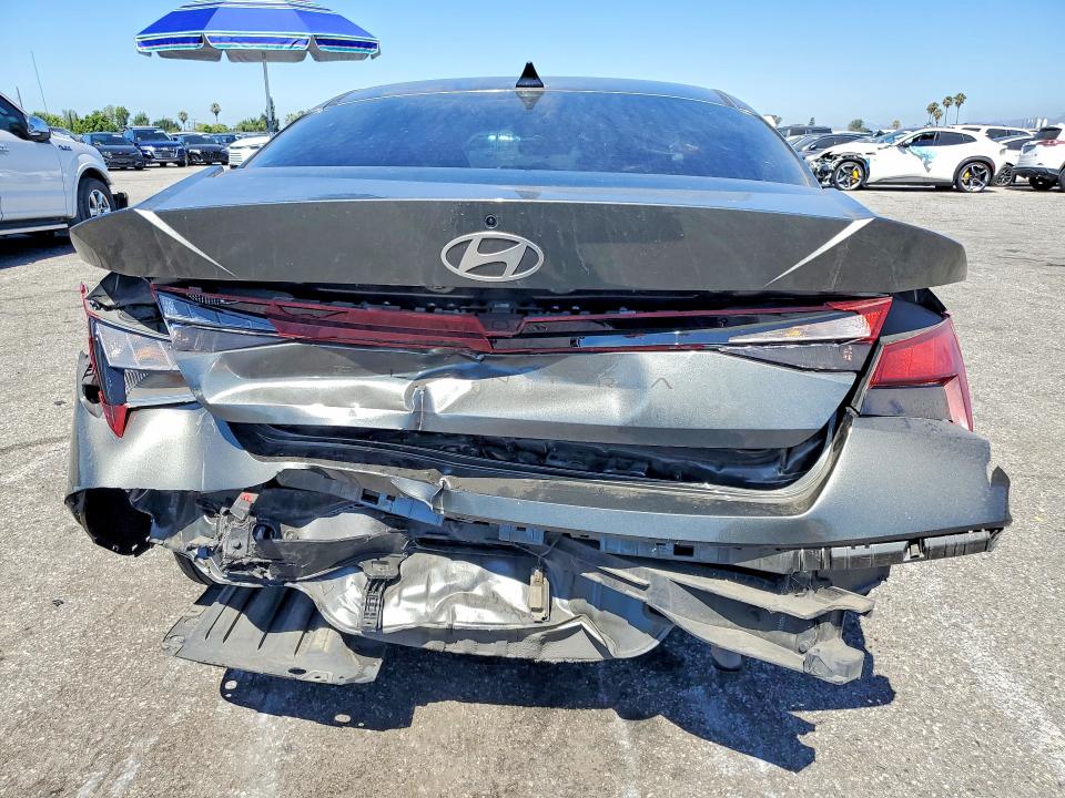 2024 Hyundai Elantra VIN KMHLM4DG7RU671957 COPART salvage auction — REAR END, Salvage Title, sold $100 on 2026-07-28 (photo 6)