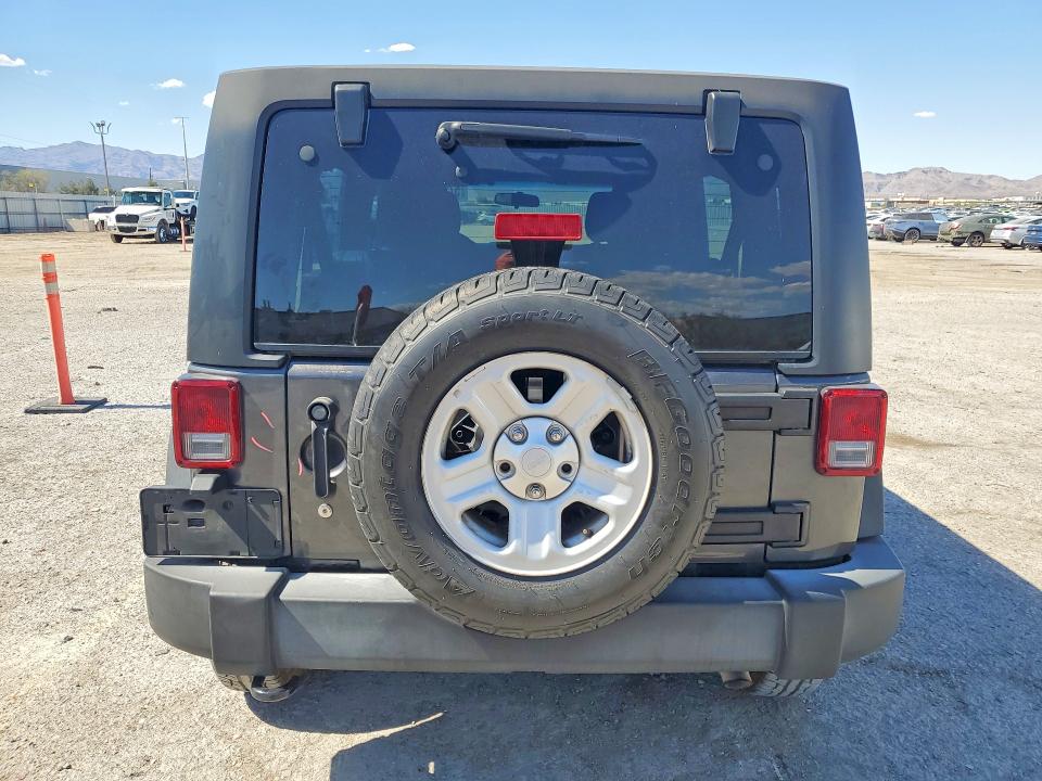 2016 Jeep Wrangler / VIN 1C4BJWDG4GL324240 COPART salvage auction — FRONT END, Nv - Salvage Title, sold $150 on 2026-07-30 (photo 6)