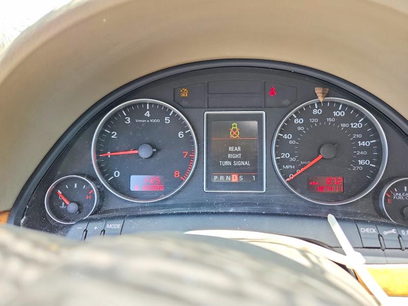 2006 Audi A4 VIN WAUKF78E06A269857 COPART salvage auction — ROOF, Wi - Junked Vehicle Bill Of Sale, sold $200 on 2026-07-28 (photo 9)