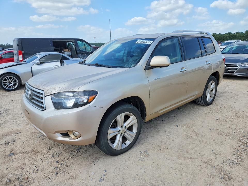 2008 Toyota Highlander VIN JTEDS42A782020783 — COPART salvage auction photo