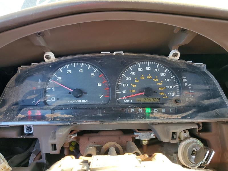 2001 Toyota 4runner VIN JT3GN86RX10182395 COPART salvage auction — SIDE, Hi - Bill Of Sale - Parts Only, sold $300 on 2026-07-06 (photo 9)