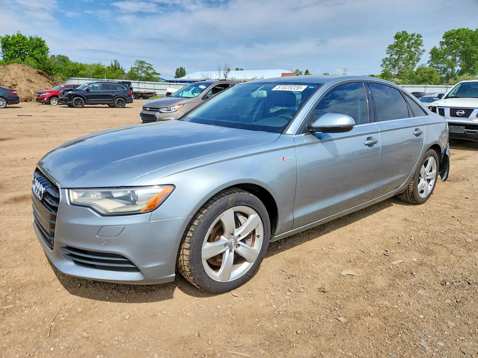 2012 Audi A6 VIN WAUBGAFC9CN028069 — COPART salvage auction photo
