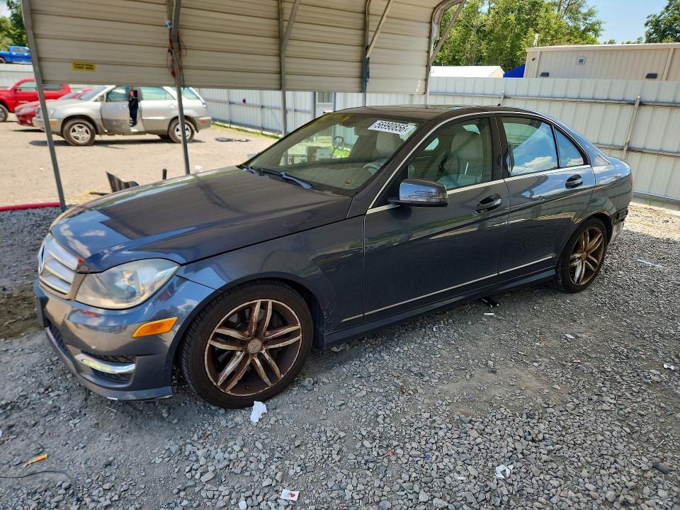 2013 Mercedes-benz VIN WDDGF8AB4DR288527 COPART salvage auction — REAR END, Ga - Cert Of Title-Salvage, sold $2,250 on 2026-07-14 (photo 1)
