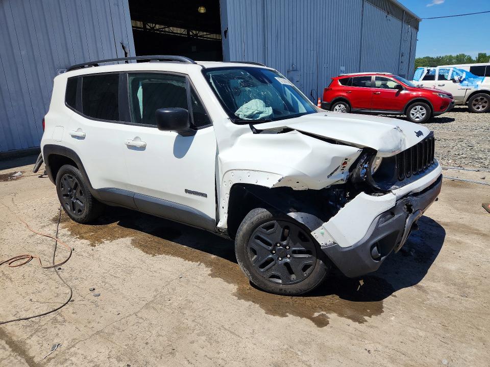 2018 Jeep Renegade VIN ZACCJBAB8JPJ11801 COPART salvage auction — FRONT END, Nj - Cert Of Title-Salvage, sold $1,100 on 2026-07-27 (photo 4)
