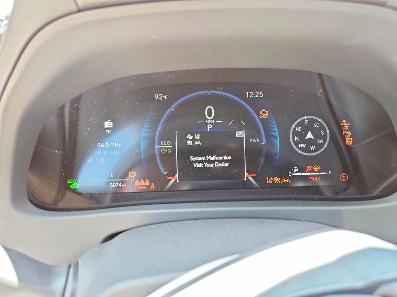 2025 Lexus VIN JTHUCJDH1S2008726 COPART salvage auction — FRONT END, Oh - Cert Of Title-Salvage, sold $90 on 2026-07-22 (photo 9)