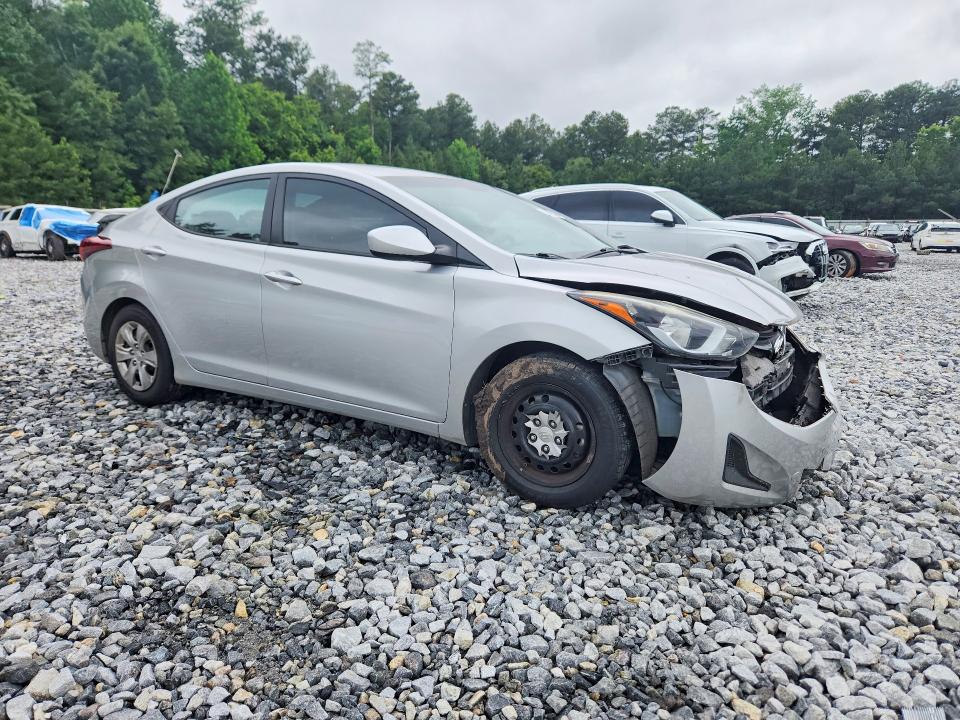 2016 Hyundai Elantra VIN KMHDH4AE1GU483685 COPART salvage auction — REAR END, Ga - Cert Of Title-Salvage, sold $275 on 2026-07-21 (photo 4)