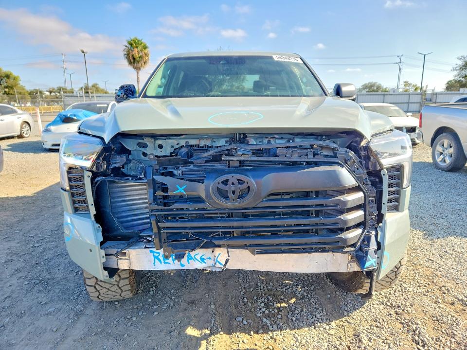 2024 Toyota Tundra VIN 5TFLA5DB2RX204712 COPART salvage auction — FRONT END, Ca - Salvage Certificate, sold $25,000 on 2026-07-15 (photo 5)