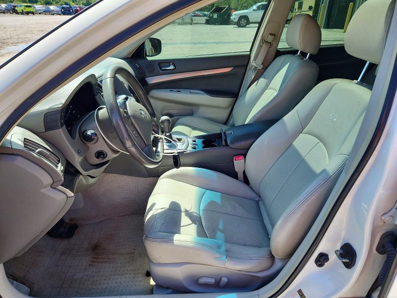 2012 Infiniti VIN JN1CV6AR0CM971983 COPART salvage auction — FRONT END, IL - SALVAGE CERTIFICATE, sold $1,250 on 2026-07-08 (photo 7)