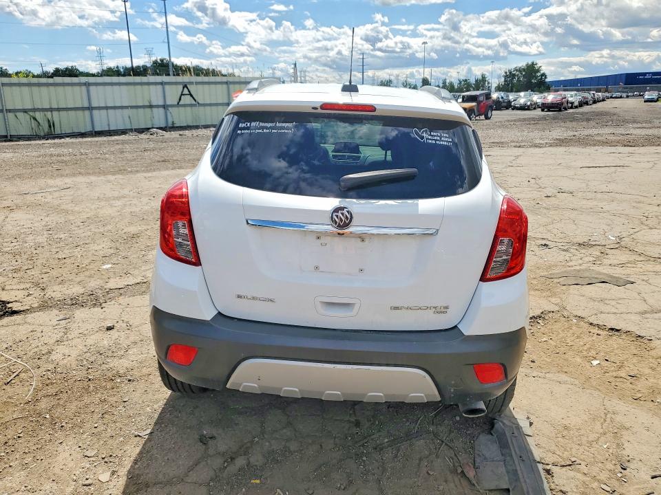 2016 Buick Encore VIN KL4CJGSB6GB603805 COPART salvage auction — FRONT END, MI - CERTIFICATE OF TITLE, sold $1,050 on 2026-07-02 (photo 6)