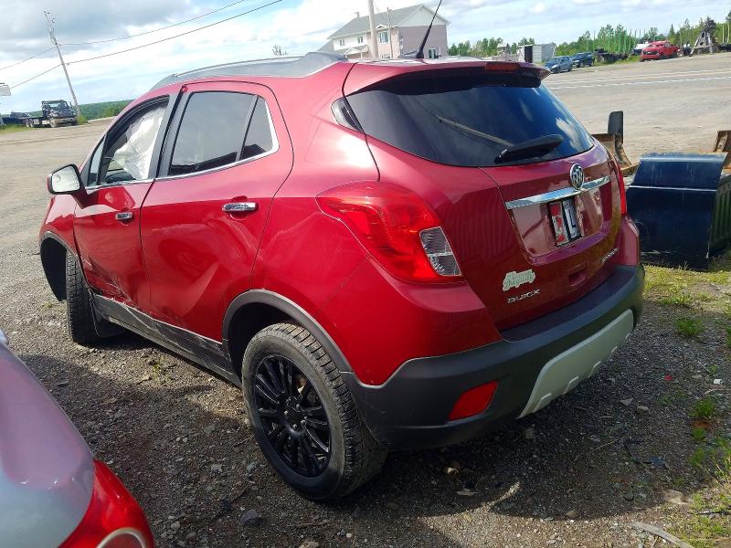 2013 Buick Encore VIN KL4CJASB7DB086376 COPART salvage auction — SIDE, Qc - Gravement Accidente, sold $125 on 2026-07-28 (photo 2)