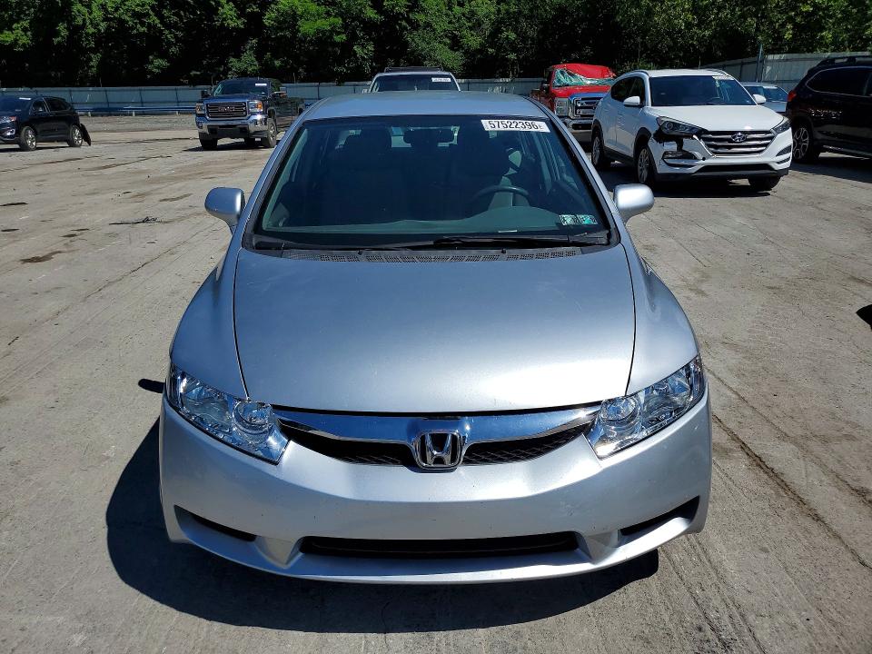 2011 Honda Civic VIN 2HGFA1F53BH521794 COPART salvage auction — FRONT END, Pa - Certificate Of Salvage, sold $1,100 on 2026-07-02 (photo 5)