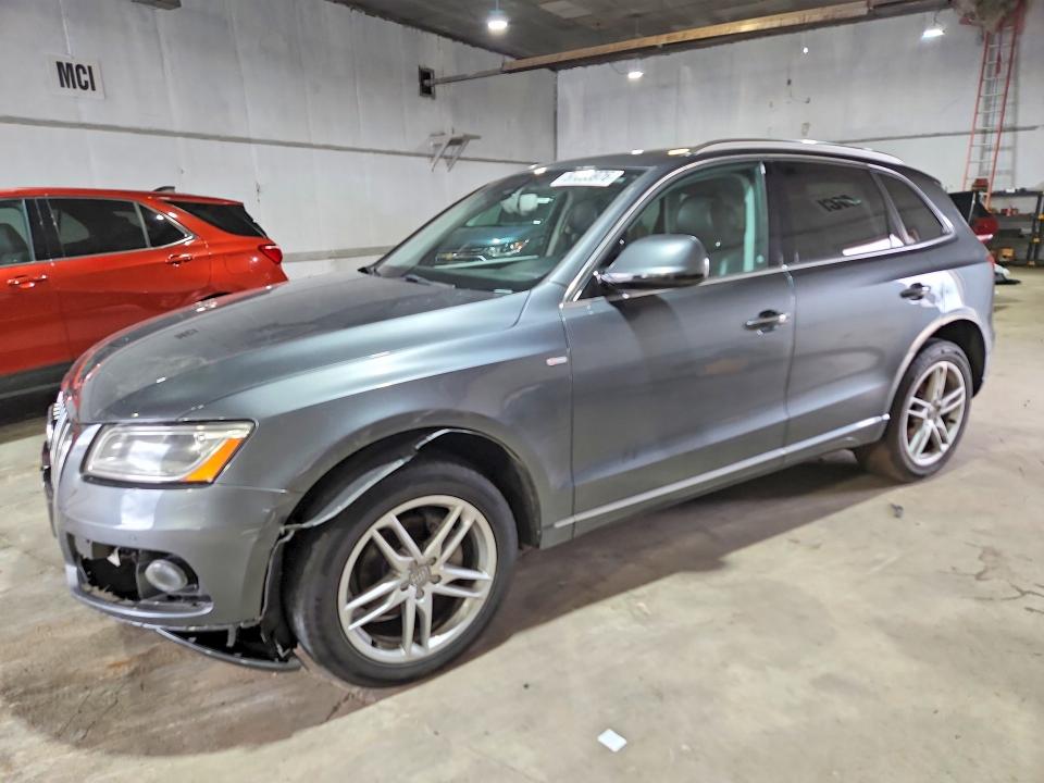 2016 Audi Q5 VIN WA1L2AFP6GA146824 COPART salvage auction — FRONT END, Mi - Certificate Of Title, sold $550 on 2026-07-31 (photo 1)