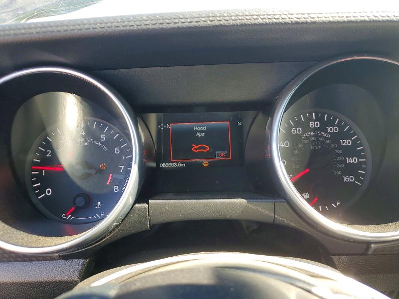 2019 Ford Mustang VIN 1FA6P8CF1K5152613 COPART salvage auction — FRONT END, Ca - Salvage Certificate, sold $10,750 on 2026-07-31 (photo 9)