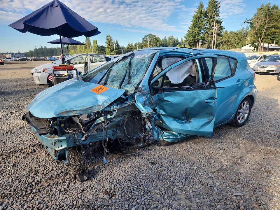 2012 Toyota Prius VIN JTDKDTB33C1014253 COPART salvage auction — FRONT END, Wa - Bill Of Sale, sold $525 on 2026-07-10 (photo 1)