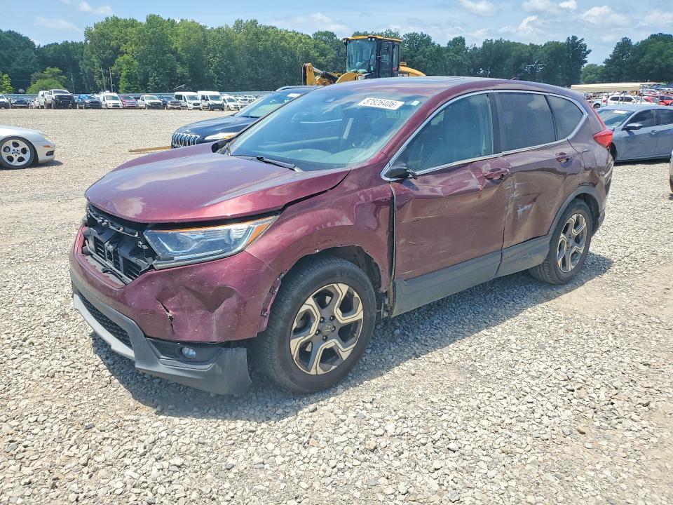 2017 Honda Cr-v VIN 7FARW1H80HE011961 COPART salvage auction — SIDE, AR - CERT OF TITLE-SALVAGE, sold $4,150 on 2026-07-13 (photo 1)
