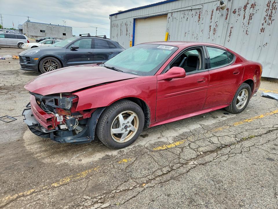 2004 Pontiac Grand prix VIN 2G2WS542041361563 COPART salvage auction — FRONT END, Il - Salvage Certificate, sold $325 on 2026-07-31 (photo 1)