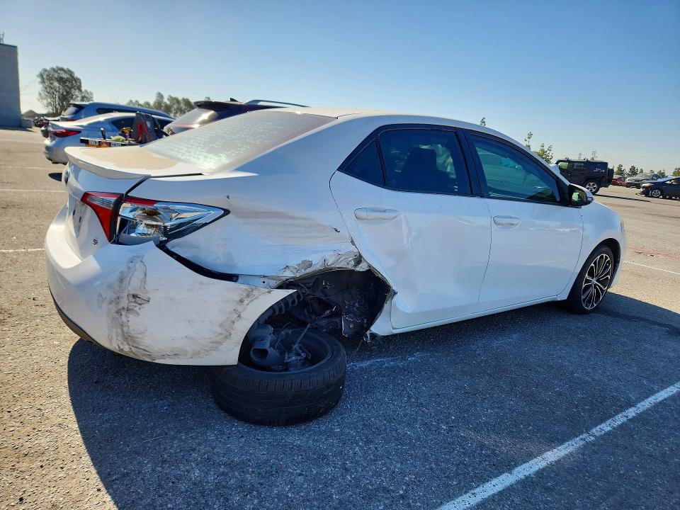 2014 Toyota VIN 5YFBURHEXEP168727 COPART salvage auction — REAR END, Ca - Salvage Certificate, sold $1,950 on 2026-07-30 (photo 3)