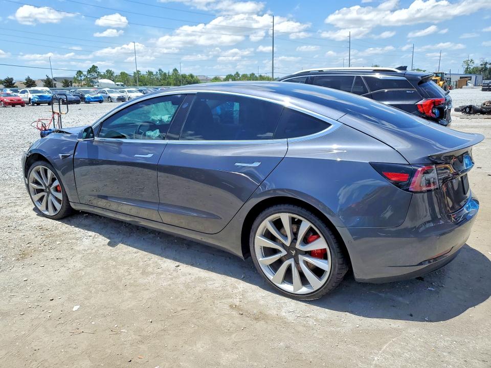 2019 Tesla Model 3 VIN 5YJ3E1EB7KF434659 COPART salvage auction — FRONT END, Fl - Cert Of Title Slvg Rebuildable, sold $6,800 on 2026-07-31 (photo 2)