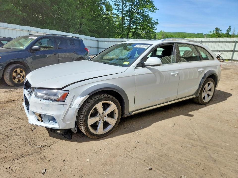 2014 Audi A4 allroad VIN WA1UFAFL6EA131856 COPART salvage auction — FRONT END, VT - CERT OF TITLE-REBUILT VEHICLE, sold $350 on 2026-07-27 (photo 1)