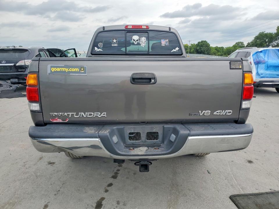 2004 Toyota Tundra VIN 5TBBT441X4S441673 COPART salvage auction — HAIL, Ia - Cert Of Title-Salvage Title, sold $4,700 on 2026-07-06 (photo 6)