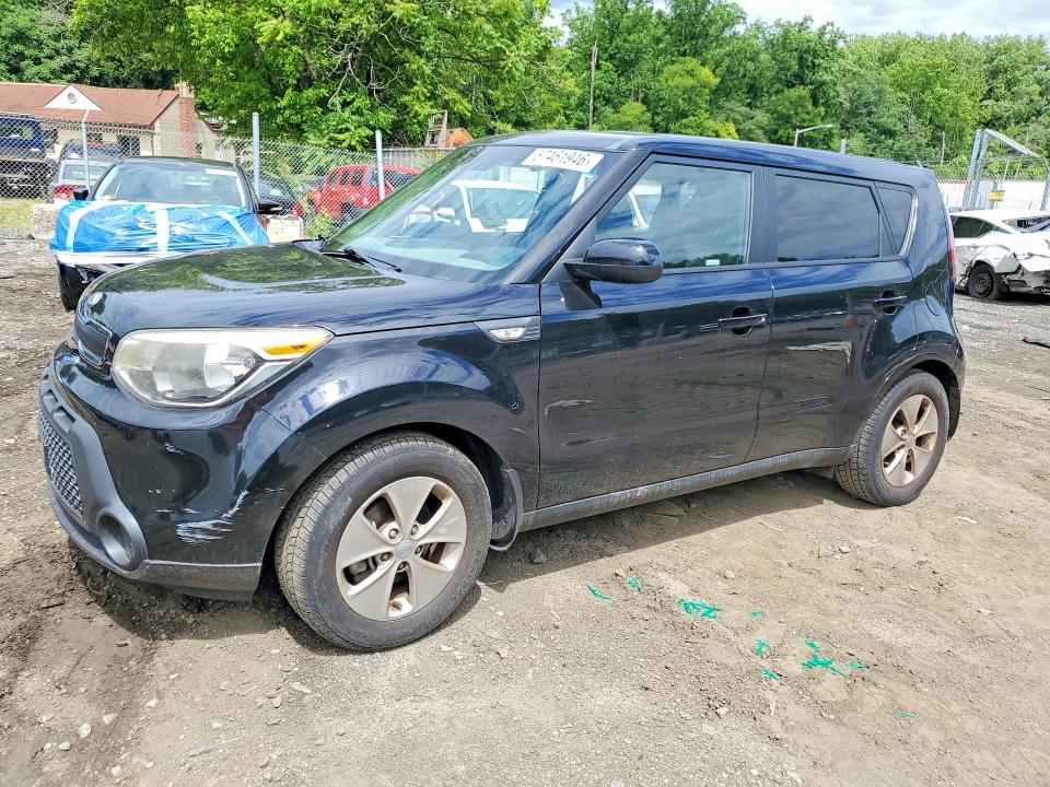 2014 Kia Soul VIN KNDJN2A28E7063475 COPART salvage auction — VANDALISM, Md - Cert Of Salvage > 75% Damage, sold $900 on 2026-07-28 (photo 1)