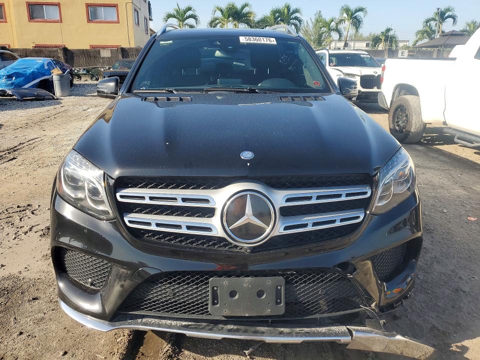 2017 Mercedes-benz Gls-klasse VIN 4JGDF7DE6HA937791 COPART salvage auction — FRONT END, Fl - Certificate Of Title, sold $9,500 on 2026-07-28 (photo 5)