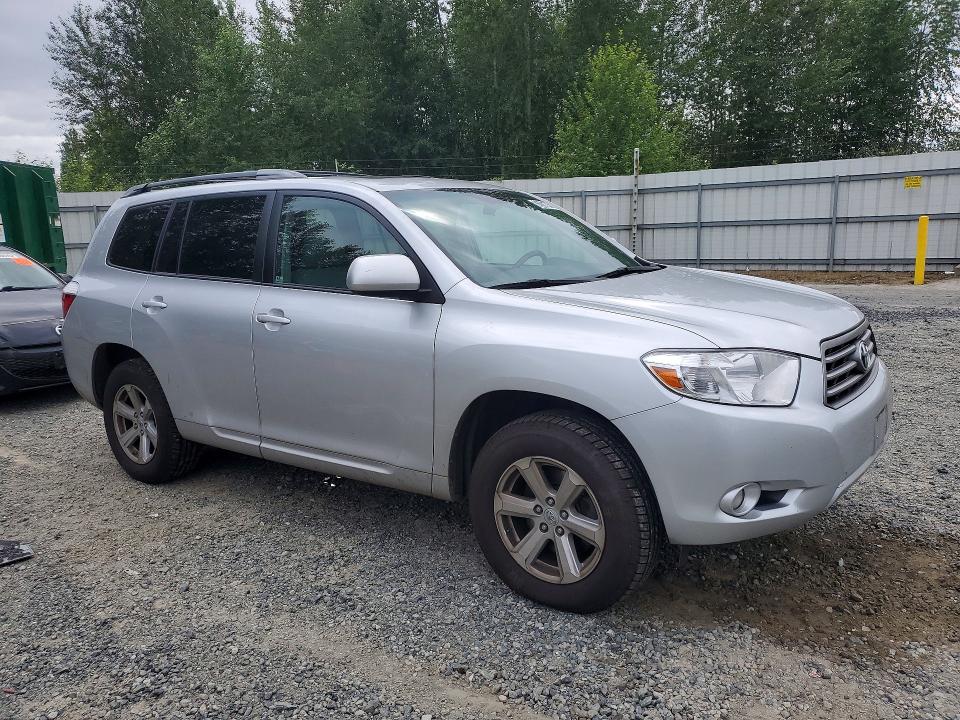 2010 Toyota Highlander VIN 5TDJK3EH6AS036577 COPART salvage auction — SIDE, WA - BILL OF SALE, sold $4,150 on 2026-07-13 (photo 4)