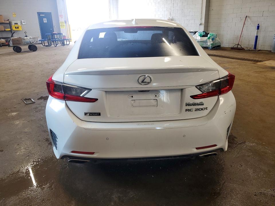2017 Lexus Rc 200t VIN JTHHA5BC3H5005114 COPART salvage auction — MINOR DENT/SCRATCHES, IA - CERTIFICATE OF TITLE, sold $1,250 on 2026-07-30 (photo 6)