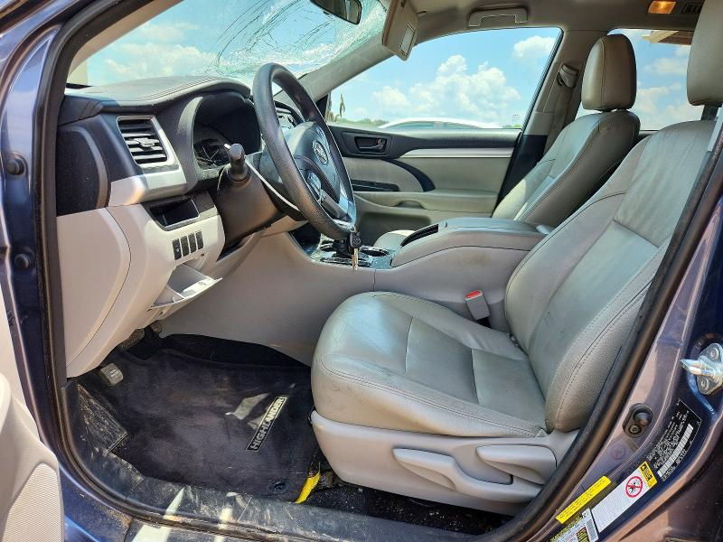 2014 Toyota Highlander VIN 5TDZARFH5ES008315 COPART salvage auction — FRONT END, AL - CERT OF TITLE-SALVAGE TITLE, sold $7,500 on 2026-07-29 (photo 7)